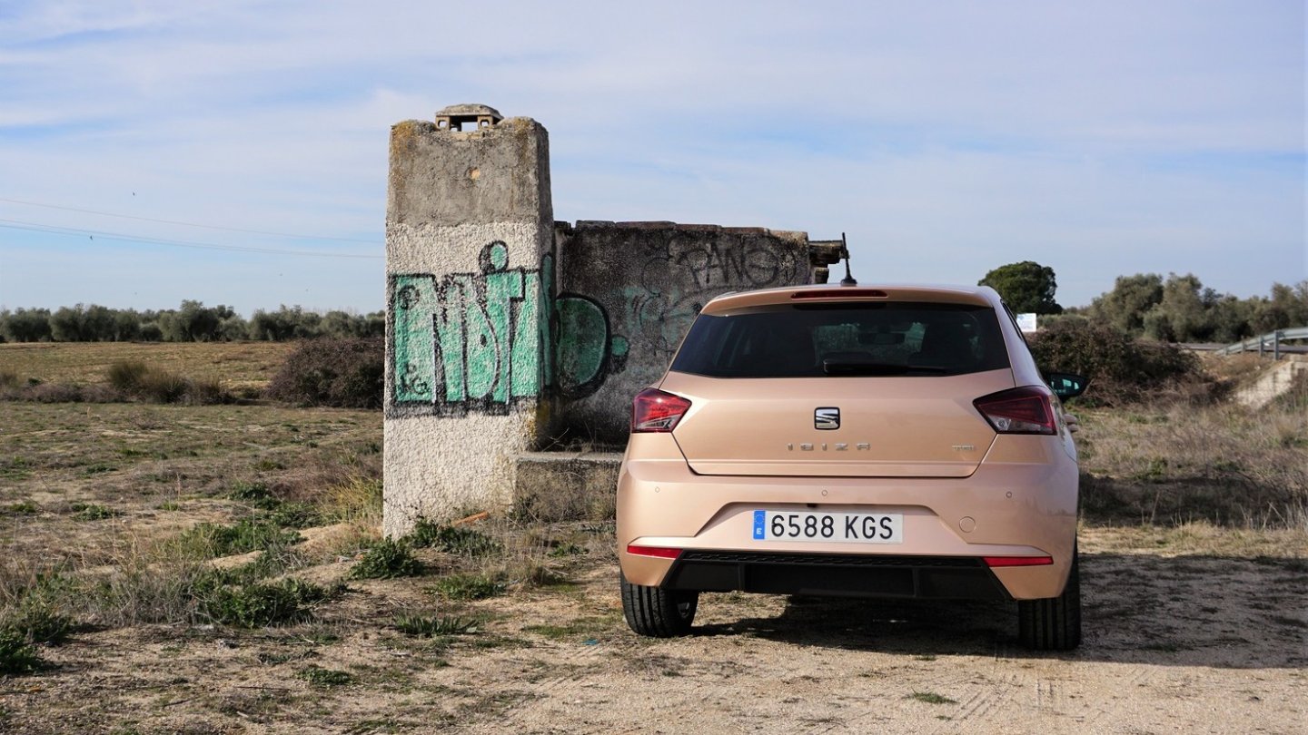 Am Heck des Seat Ibiza findet sich mit dem TGI-Schriftzug ein kleiner Hinweis.