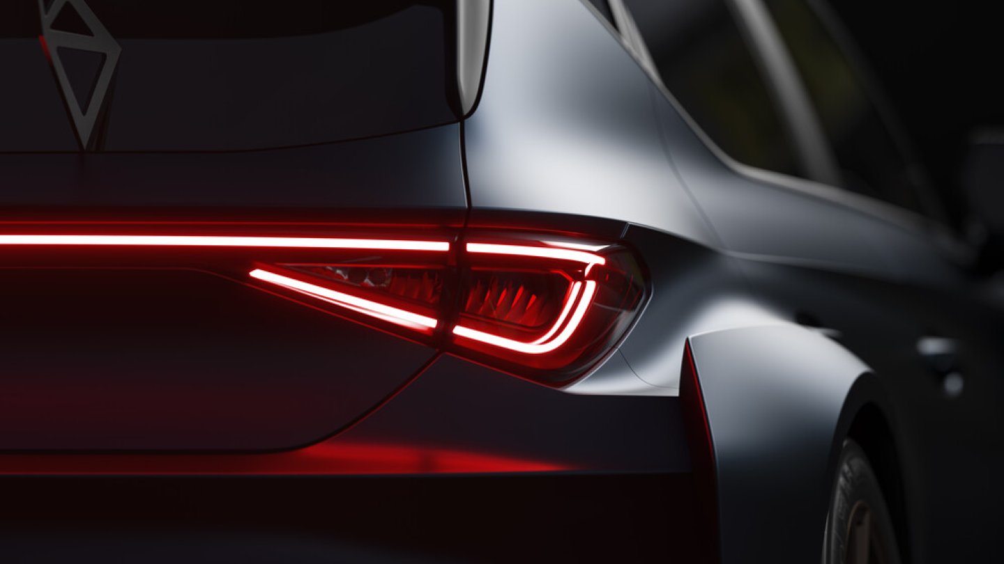 Der Teaser zum TCR-Rennwagen des Cupra Leon 2020.