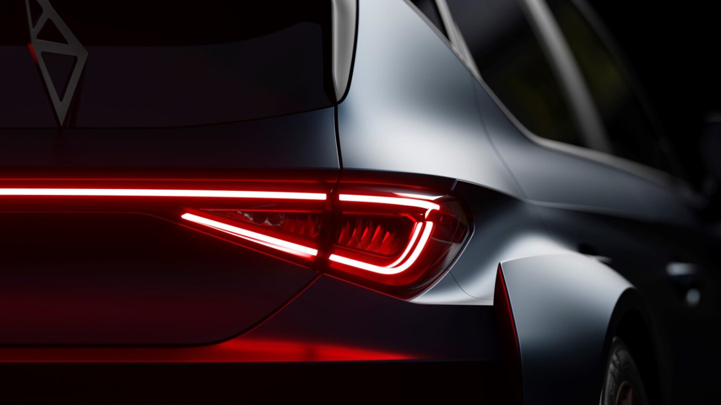 Teaser zur Rennversion Cupra Leon Competición.