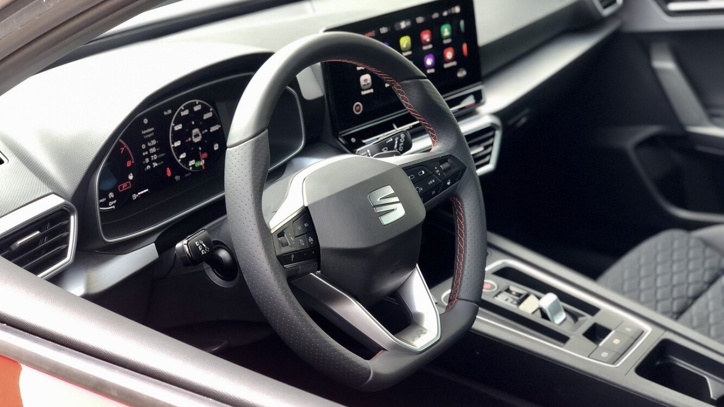 Je nach Ausstattung ist auch der neue Seat Leon sehr digital.