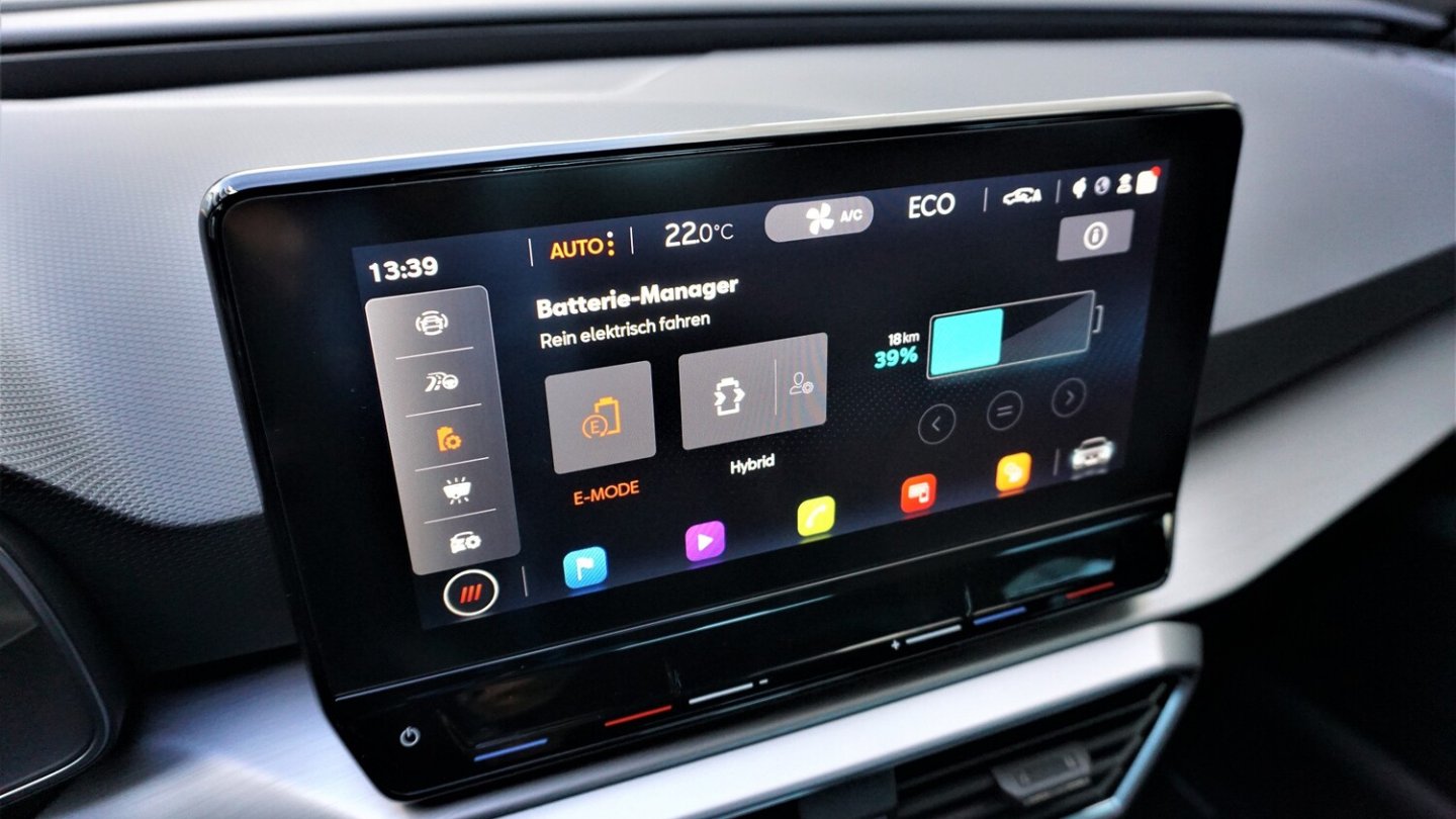 Wie vieles ist auch der E-Manager nur recht umständlich ansteuerbar.