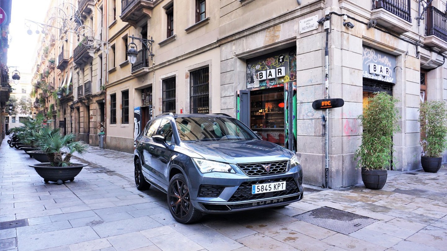 Der Ateca kam imDezember 2018 als erstes Modell mit Cupra-Logo auf den Markt.