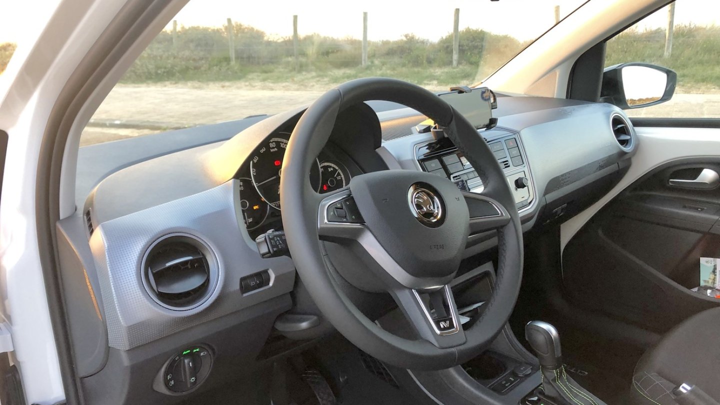 Das bekannte Citigo-Cockpit mit neuen Dekoren.