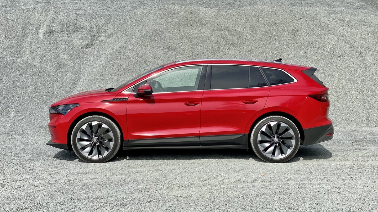 Der Skoda Enyaq iV ist 4,65 Meter lang.