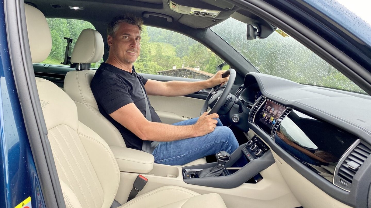 Belüftete Vordersitze sind im Kodiaq Laurin & Klement serienmäßig.