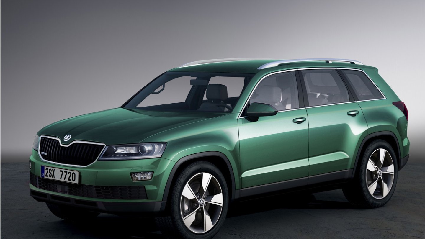 Ausblick in Skodas Zukunft: 2016 kommt ein großer SUV (Design: Milos Dvorak)