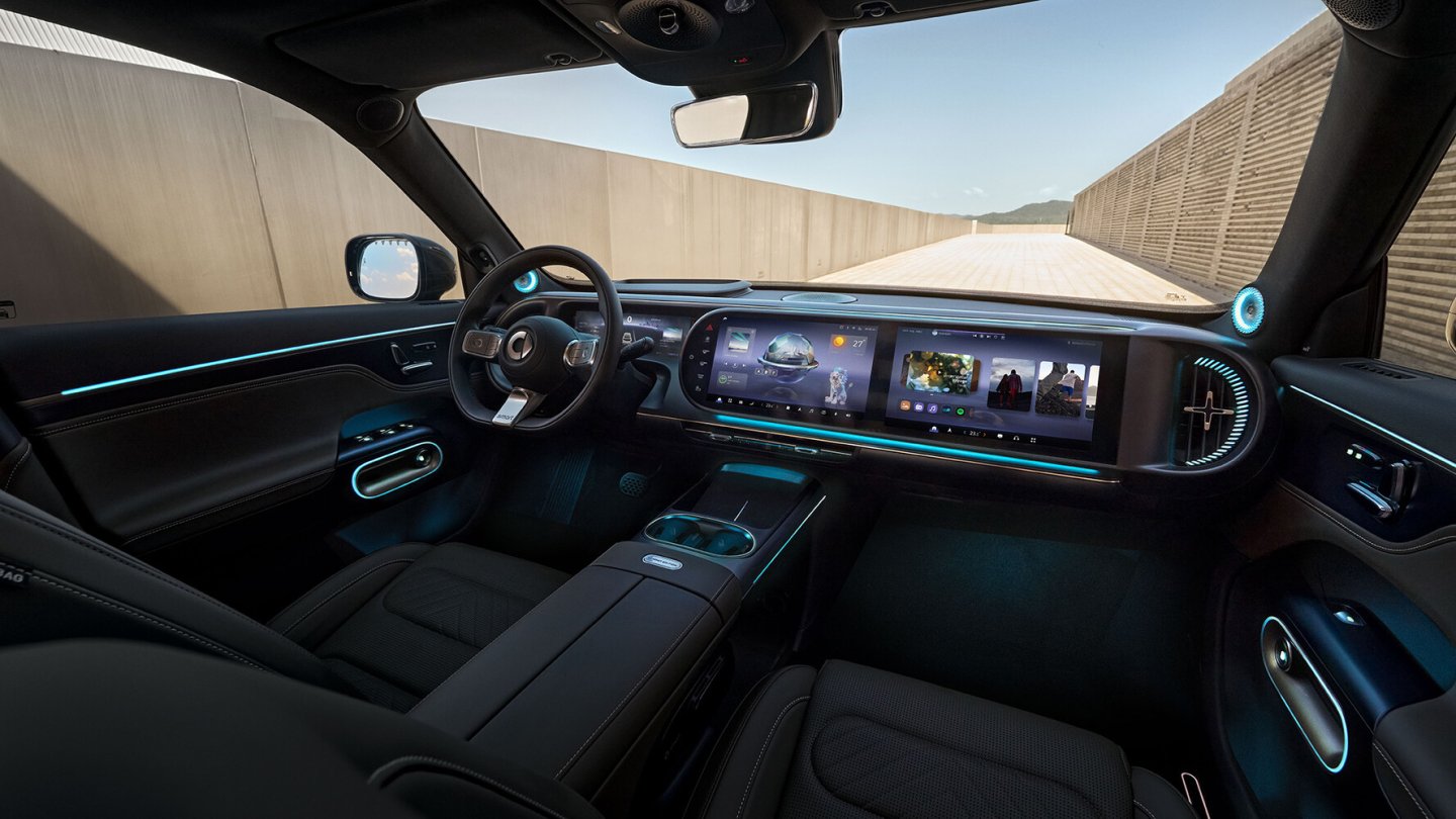 Das volldigitale Cockpit im Smart #5.