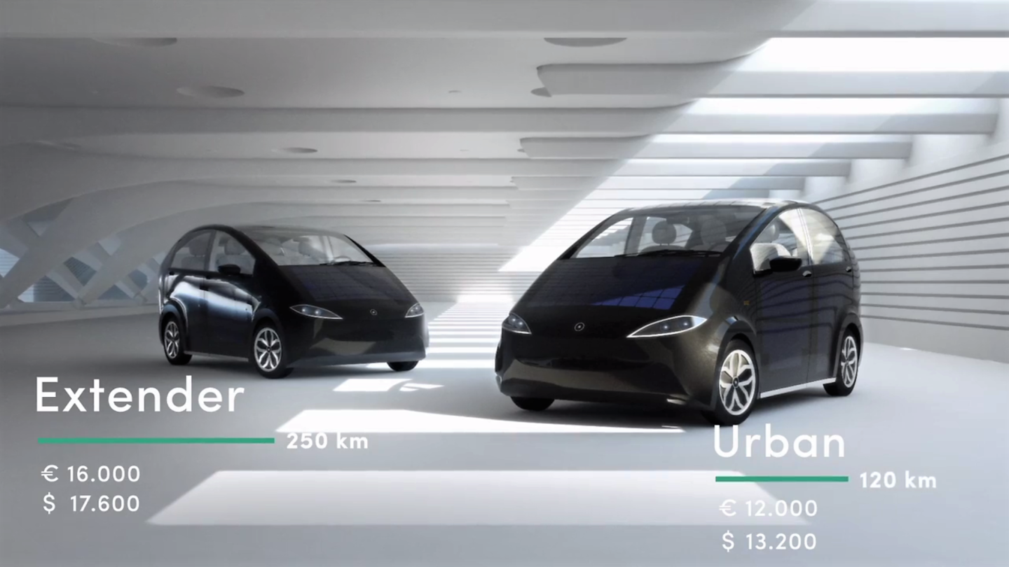 Zwei Modelle sind geplant. Ab 12.000 Euro soll der Sion mit kleinerer Batterie zu haben sein.