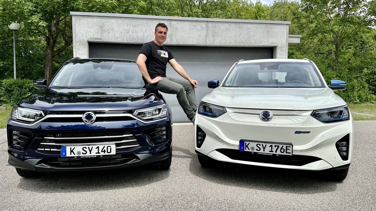 Verbrenner oder Elektro? Der Korando lässt Kunden die Wahl.