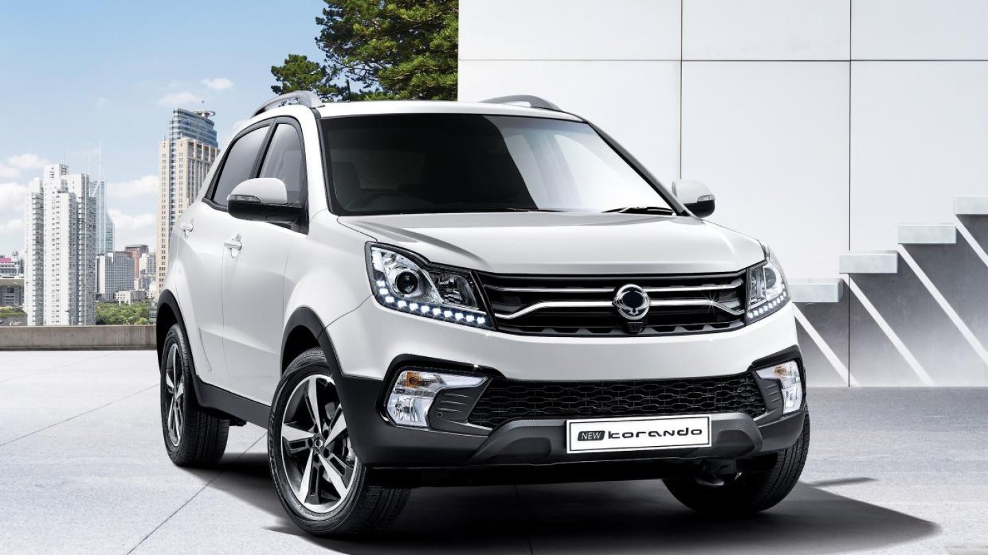 Der aktuelle Korando zeigt sich mit neuem Gesicht.