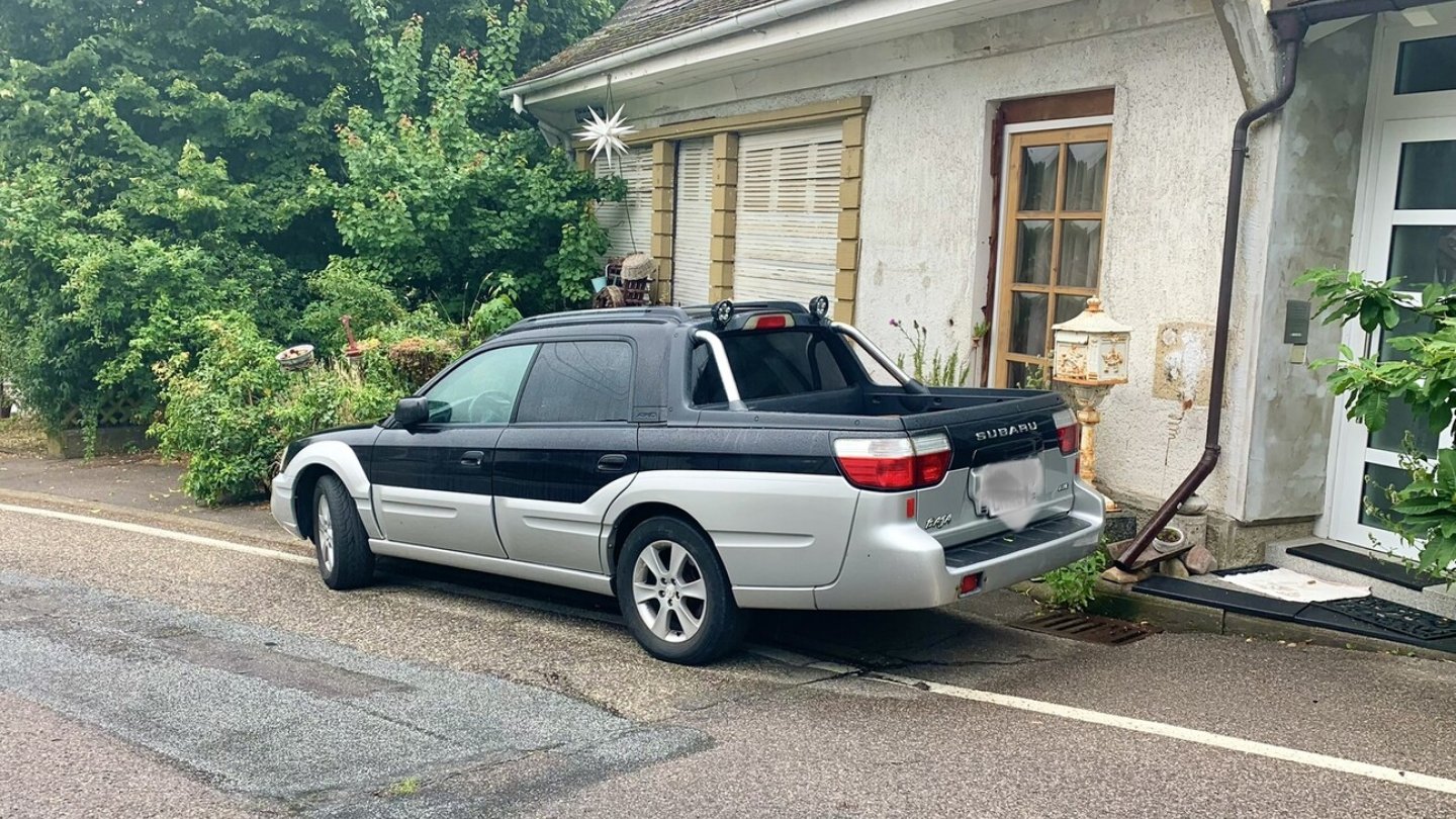 153 Exemplare des Subaru Baja Sport holte der Importeur 2003 zu uns.