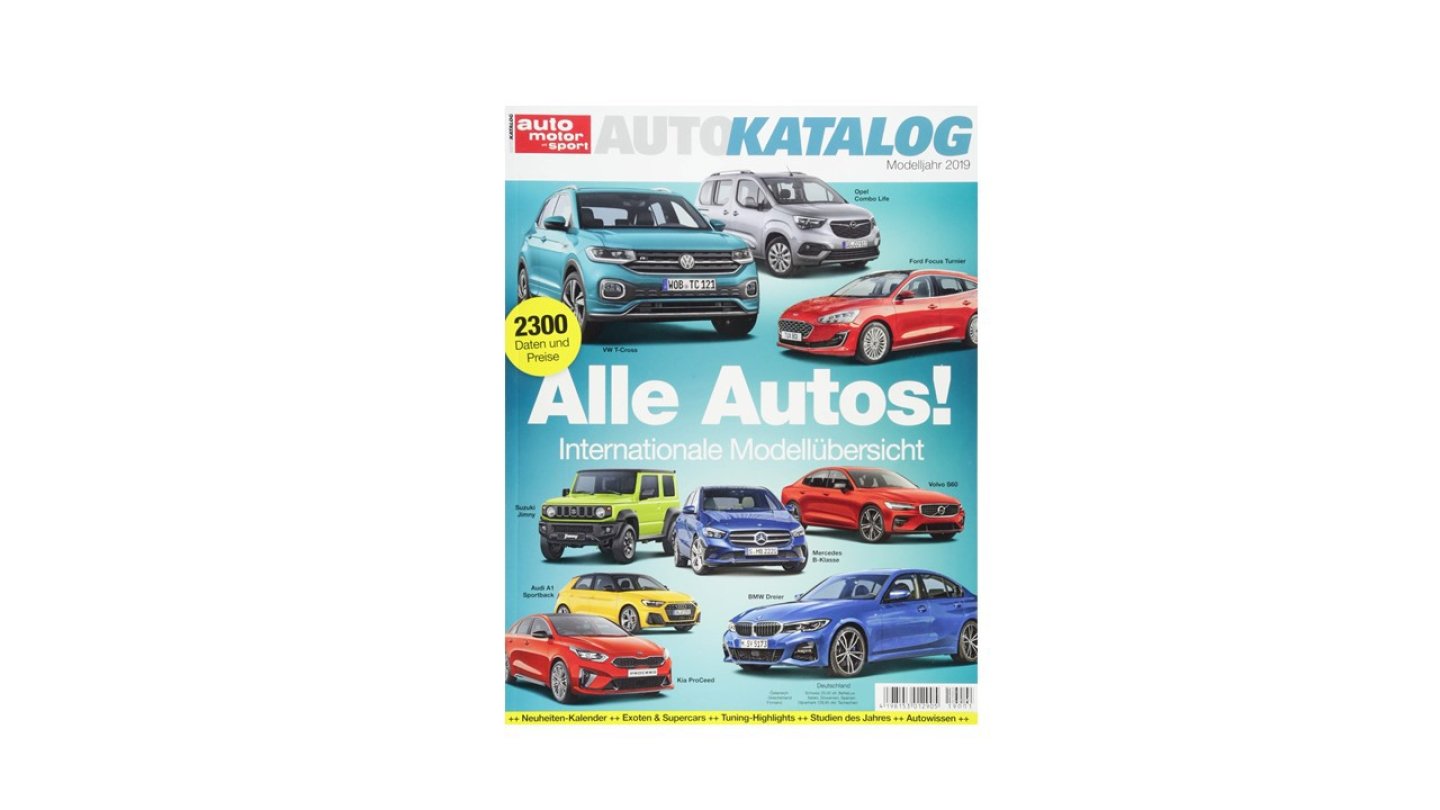 AUTONOTIZEN verlost zwei Exemplare des Auto Katalog 2019.
