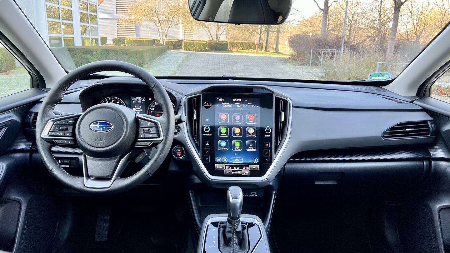 Aus dem Outback stammt das 11,6 Zoll große Infotainment-Display.