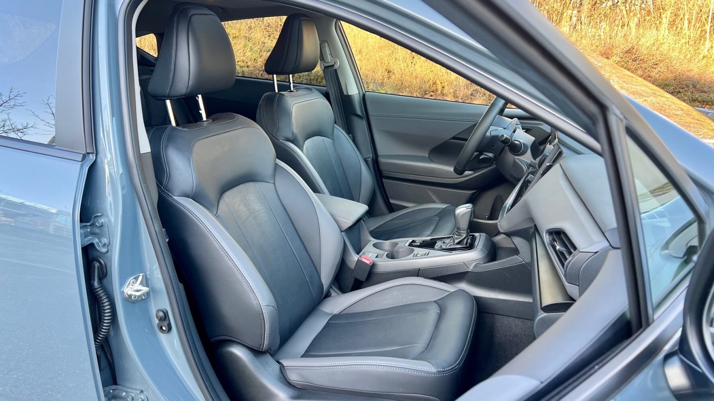 Die Vordersitze wurden für den Crosstrek neu gestaltet.