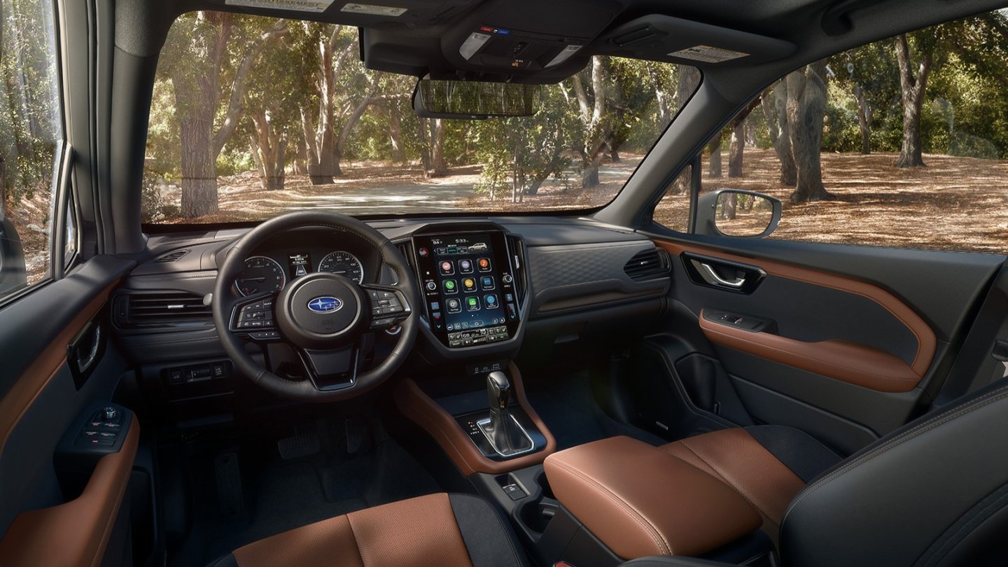 In den höheren Ausstattungslinien erfolgt die Bedienung über ein 11,6-Zoll-Display.