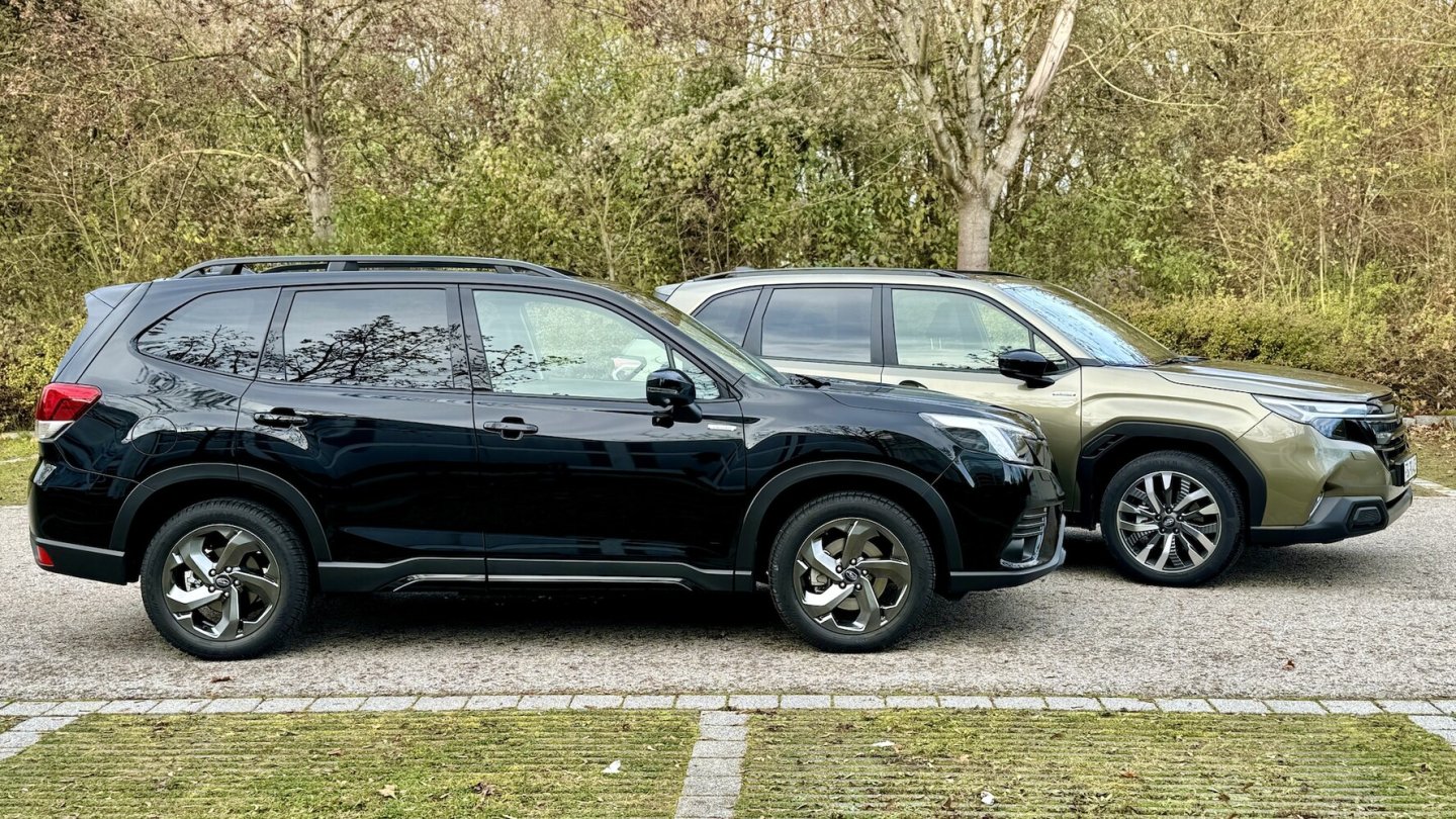 Der neue Subaru Forester - hinten im Bild - steht in den Startlöchern.