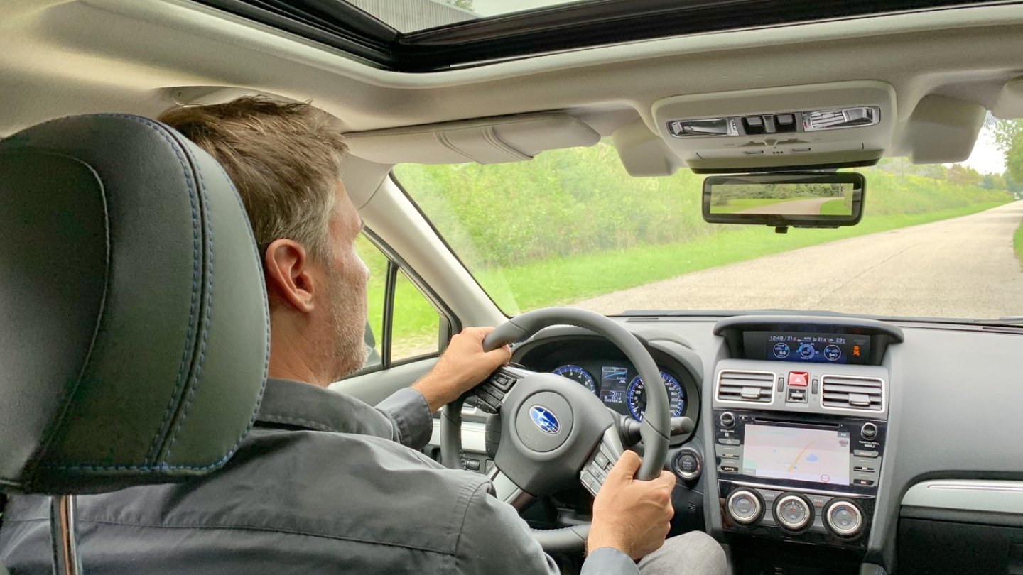 Das Infotainmentsystem wurde von Impreza und XV übernommmen.