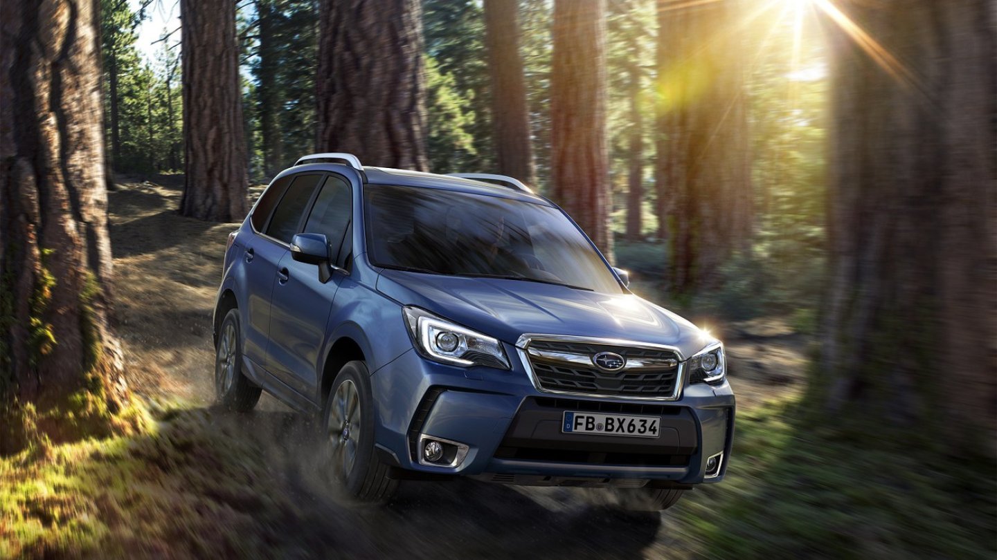 Bergab geht es nur auf dem Bild - der Forester ist der Bestseller im Subaru-Modellprogramm.