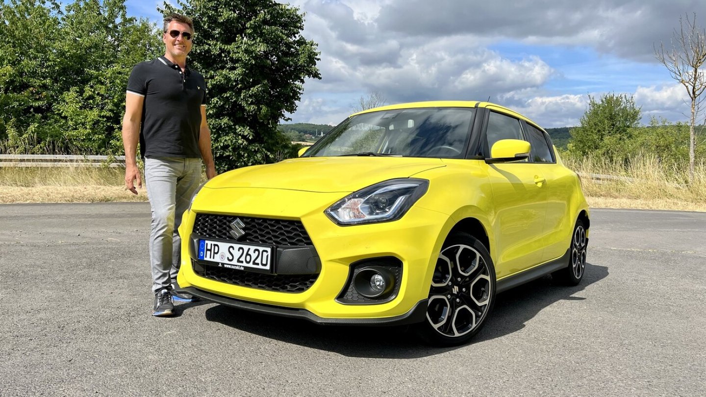 Die Farbe Champions Yellow kostet beim Suzuki Swit Sport keinen Aufpreis.