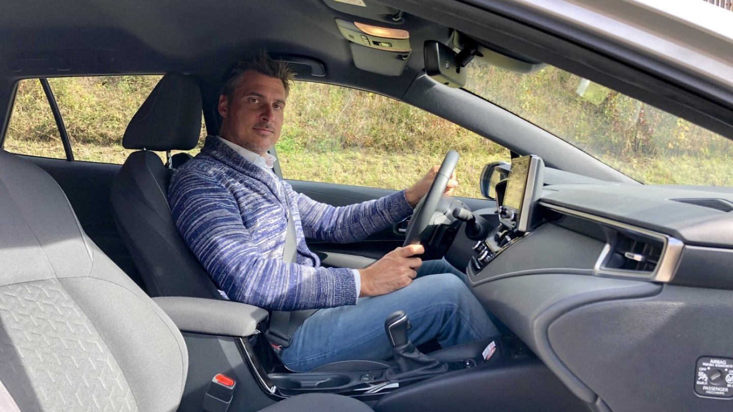 Vorne bietet der Corolla viel Platz.