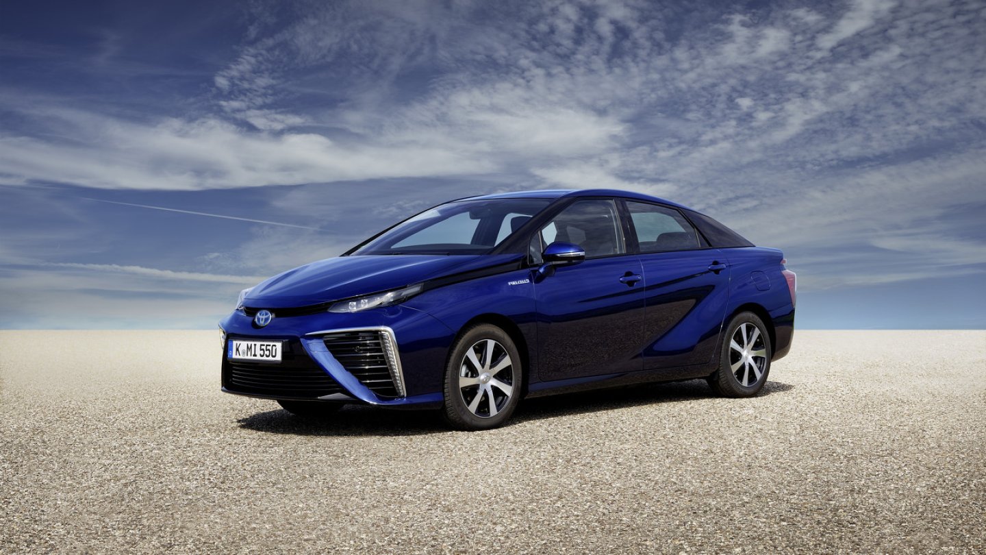 Statist: Der Toyota Mirai mit Brennstoffzelle.