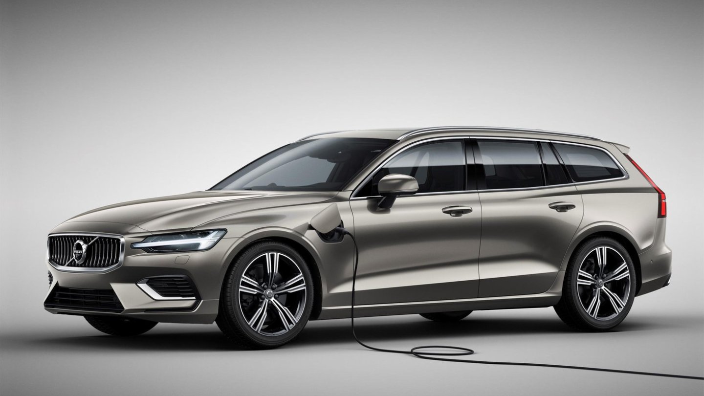 Im Bild ist der neue Volvo V60 als Plug-in Hybrid.