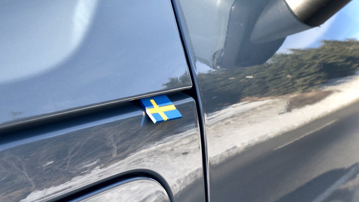 Die Schwedenflagge ziert jeden XC40.