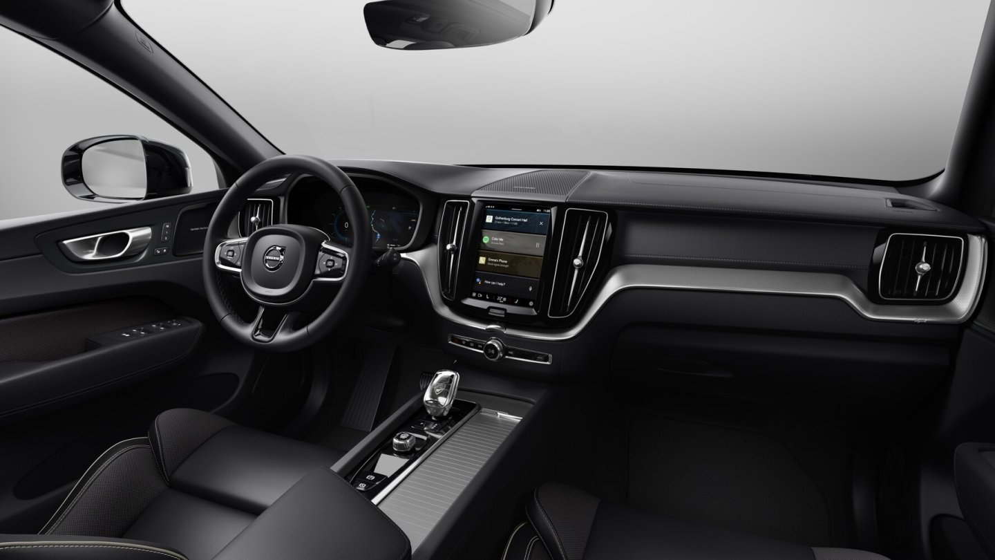 Das Cockpit des Volvo XC60 Black Edition.