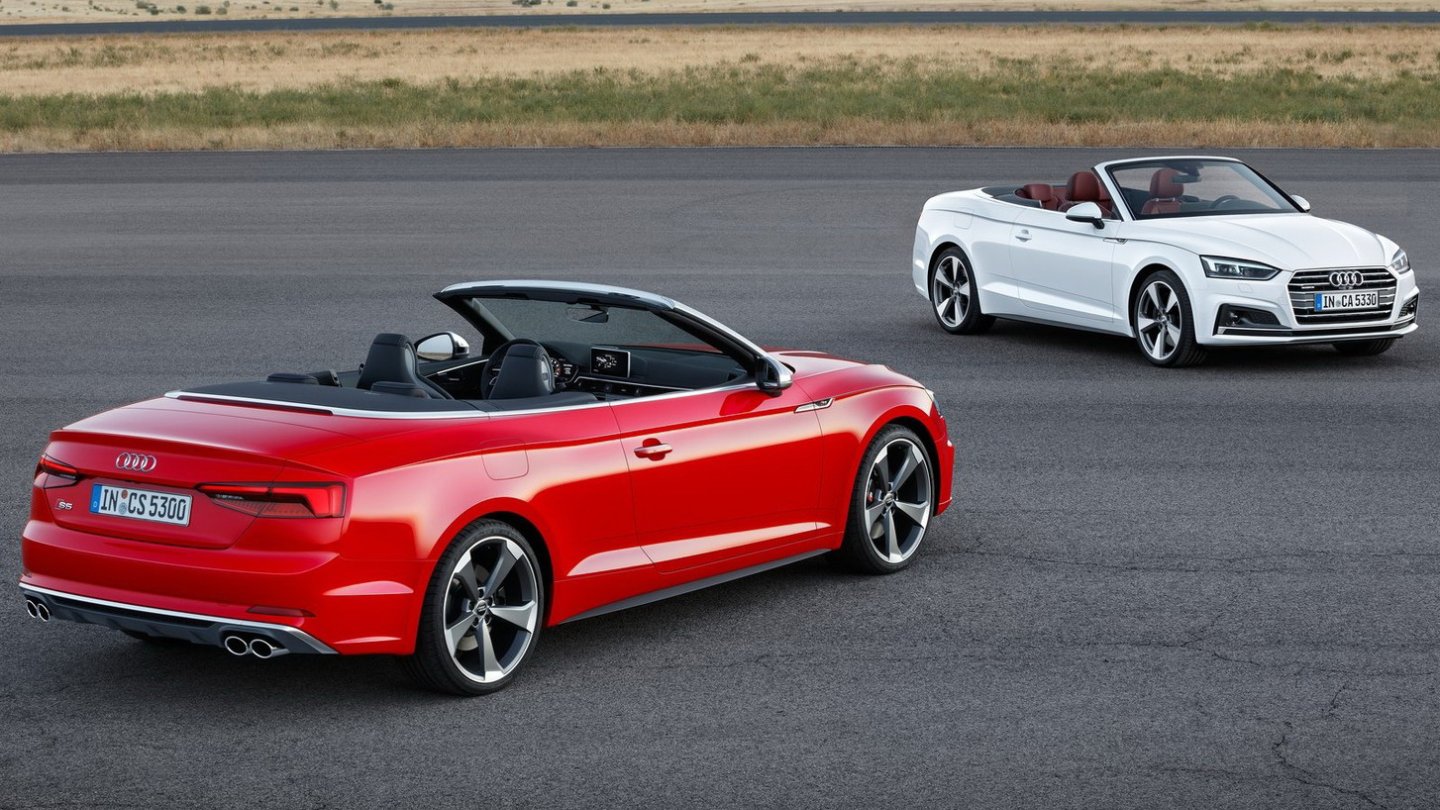 Auch das Cabrio kommt zeitglich als sportlicher S5 auf den Markt.