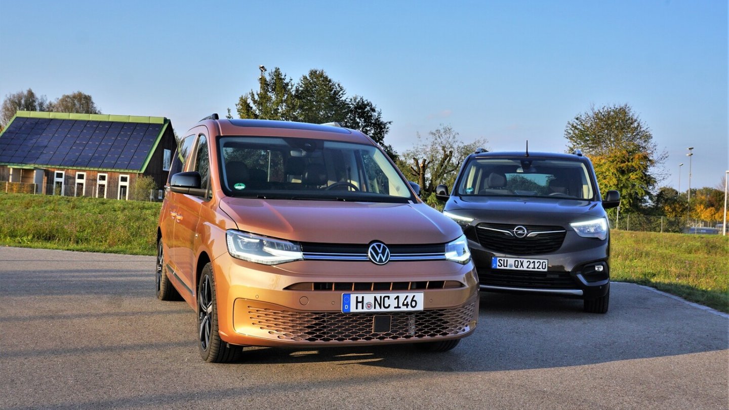 Der Opel Combo Life ist günstiger, aber auch etwas kleiner als der Caddy.