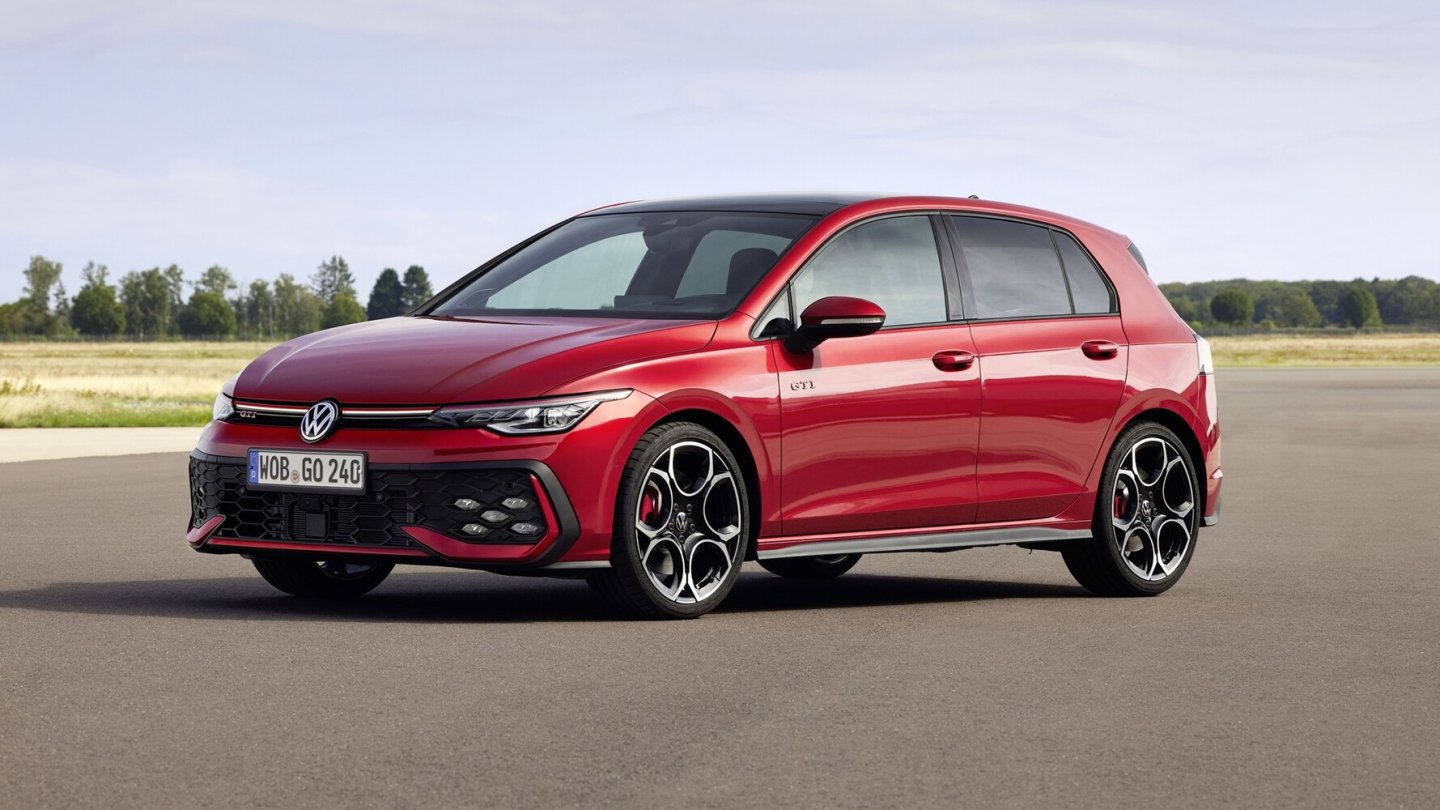 Neue Felgen am Golf GTI, der jetzt 265 PS leistet.