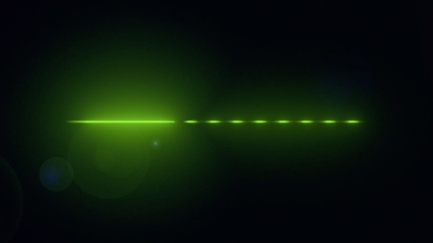 Die Ladezustandsanzeige des ID.Light im Innenraum.