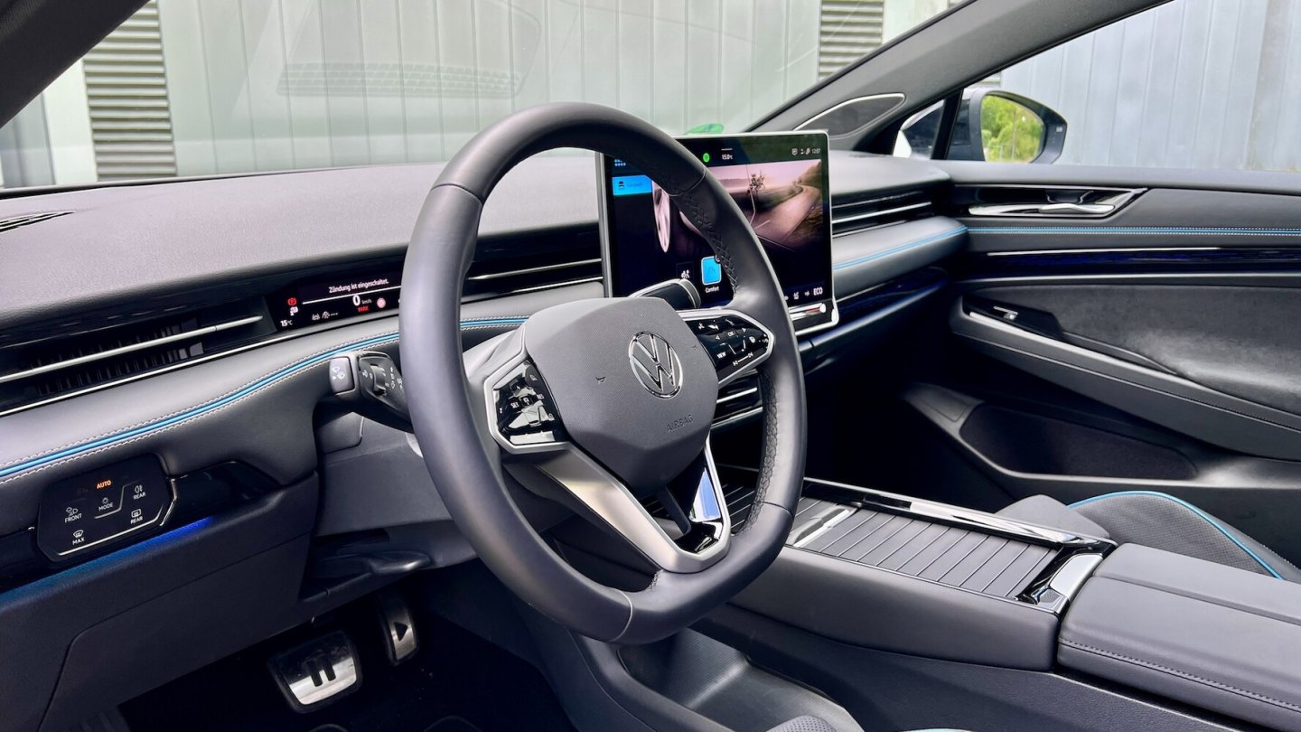 Die ID.-Modelle haben auch weiterhin Touch-Felder am Multifunktionslenkrad.