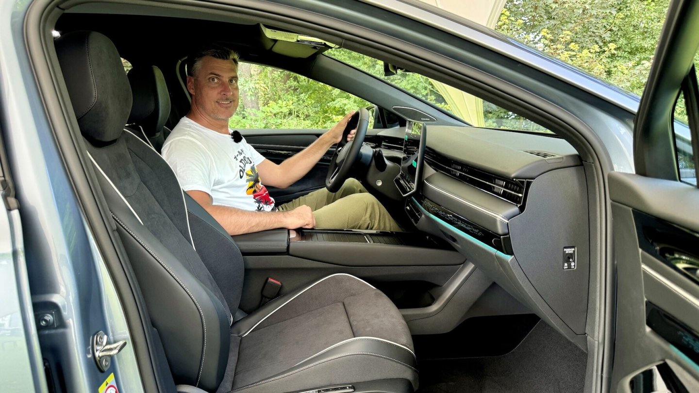 Willkommen zuhause: Im VW ID.7 Tourer kann man sich wohlfühlen.