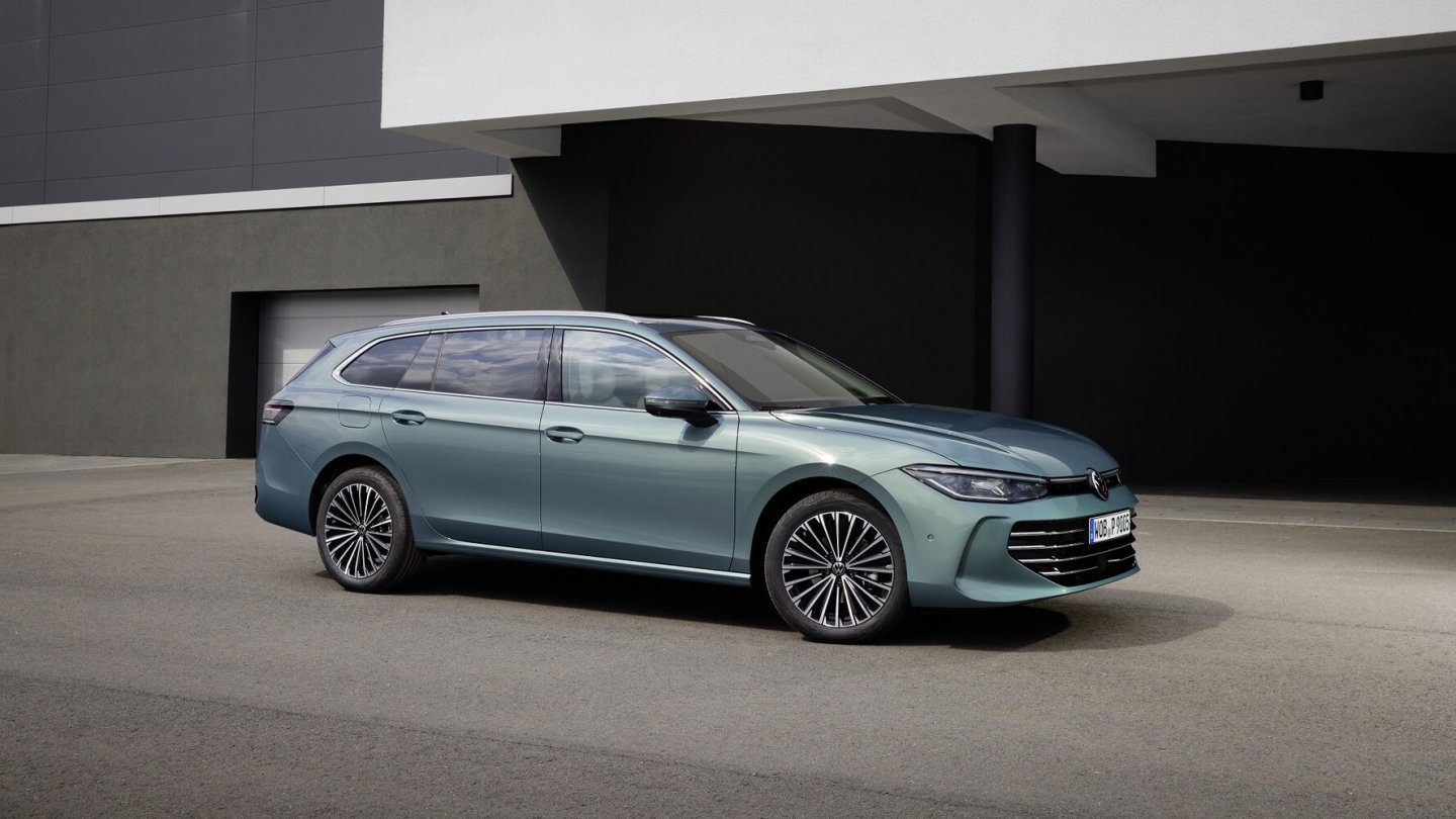 Den neuen Passat wird es als Benziner mit und ohne Mildhybrid-Technik, als Diesel und als Plug-in Hybrid geben.