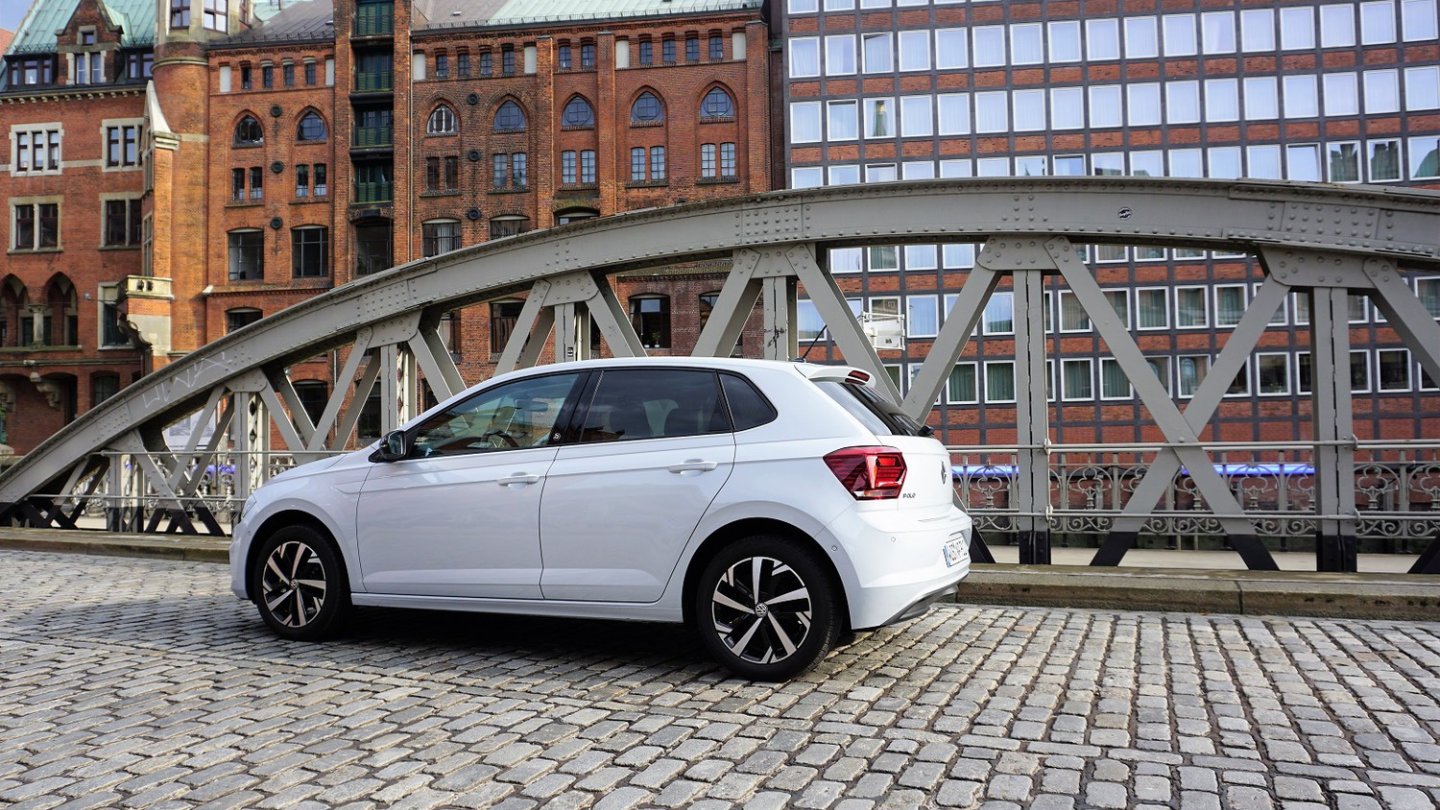 Eine von drei Außenfarben für den VW Polo Beats: White Silver Metallic.