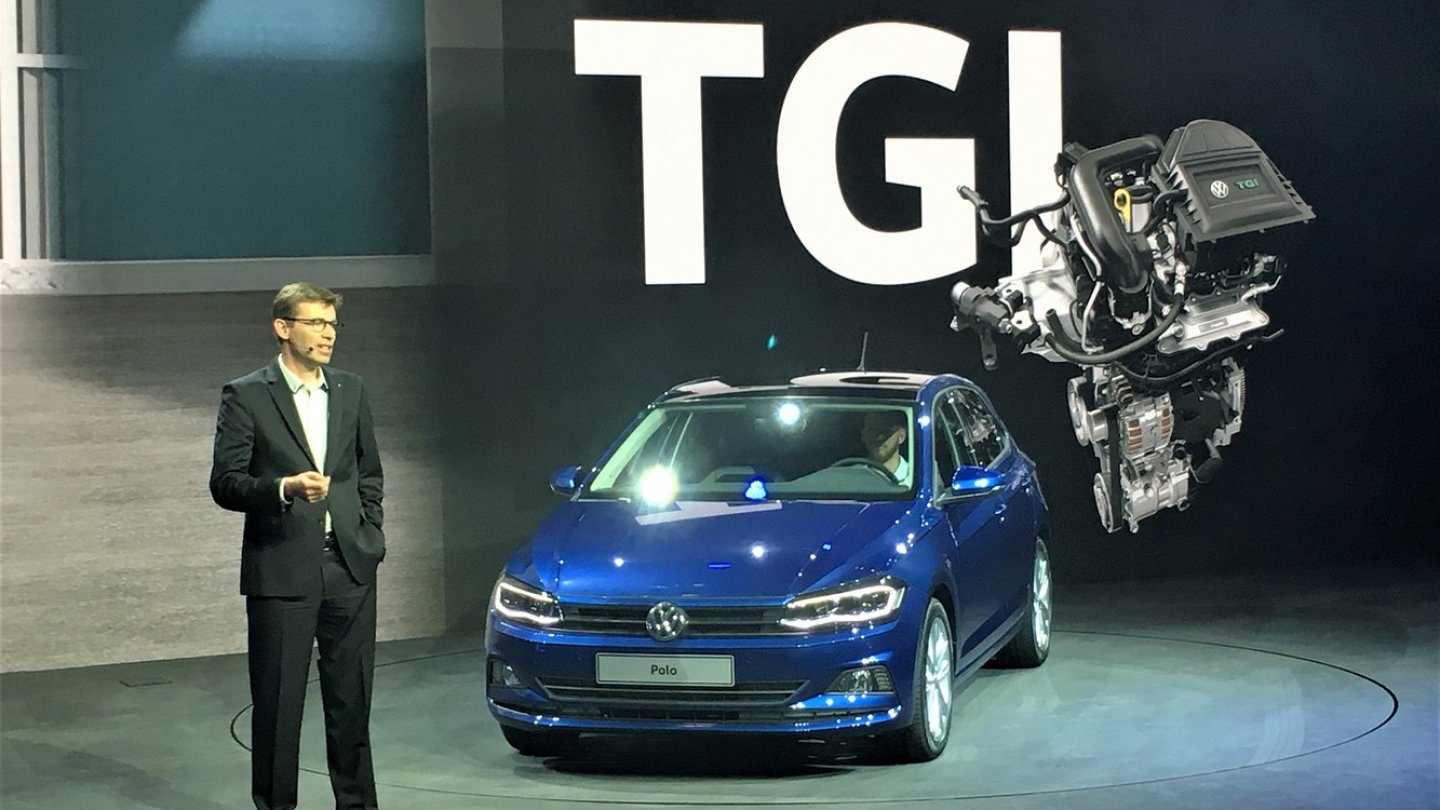 Der neue VW Polo kommt auch mit einem Erdgas-Motor.