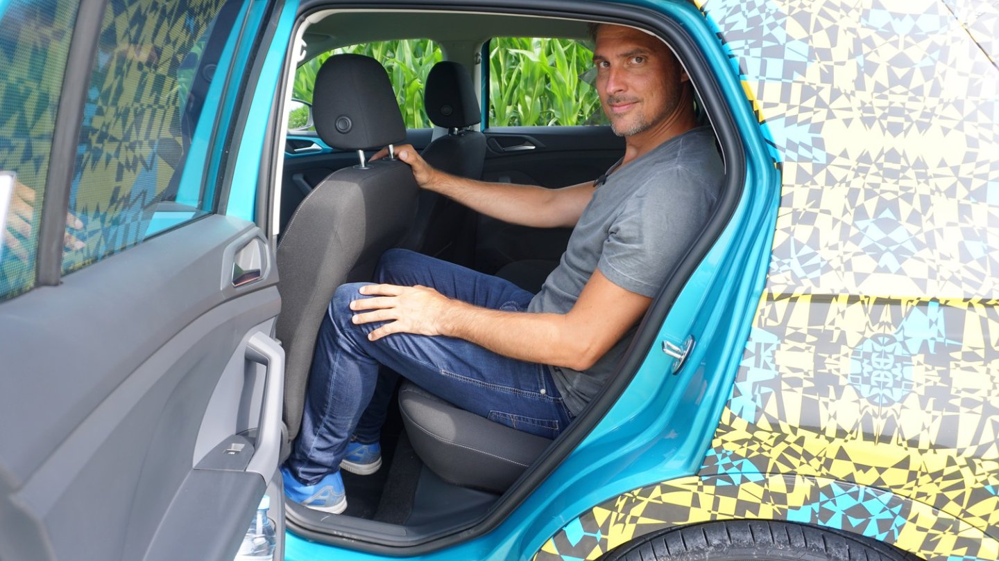 Die Rücksitzbank im VW T-Cross ist um 15 Zentimeter verschiebbar.