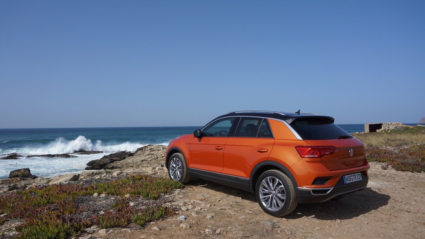 Energetic Orange steht dem T-Roc sehr gut.