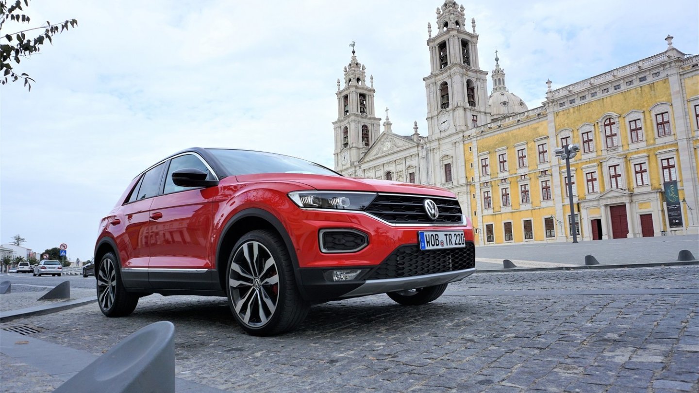 Kompakt genug für die Innenstadt: der neue VW T-Roc.