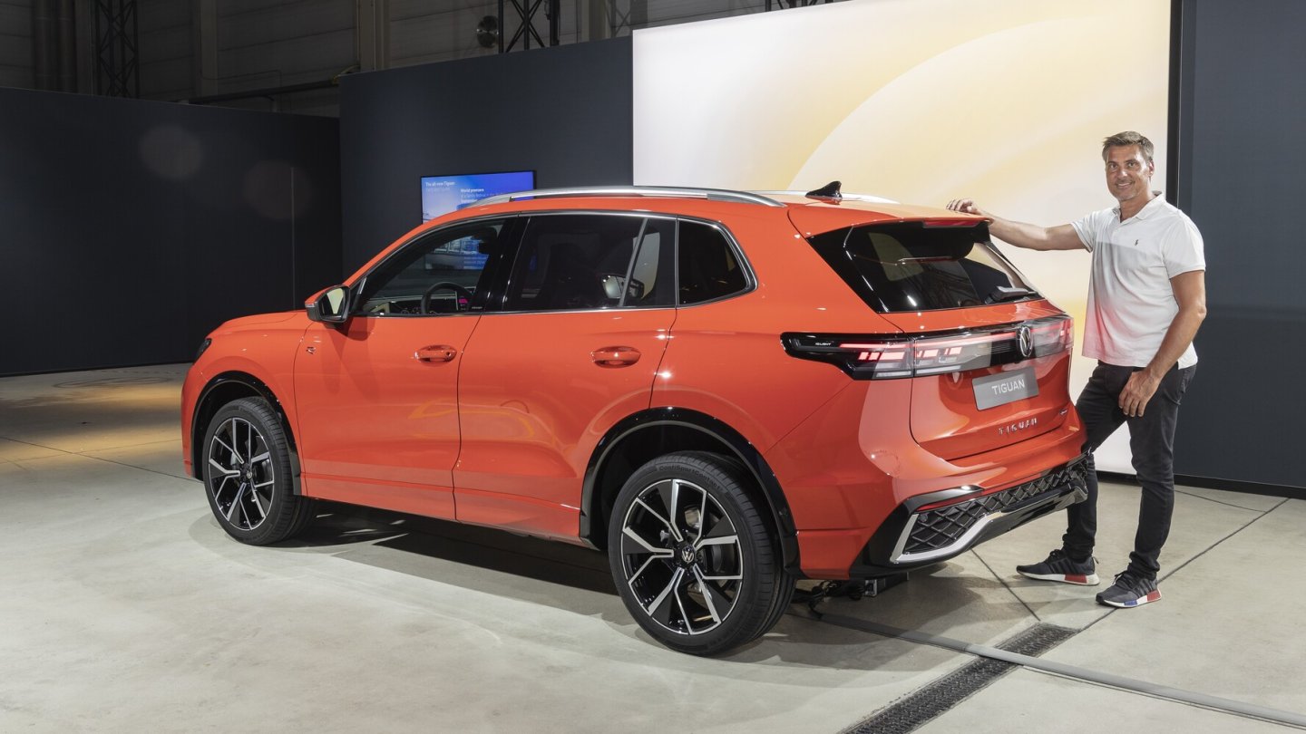 Im Frührjahr 2024 kommt der dritte Tiguan auf den Markt.