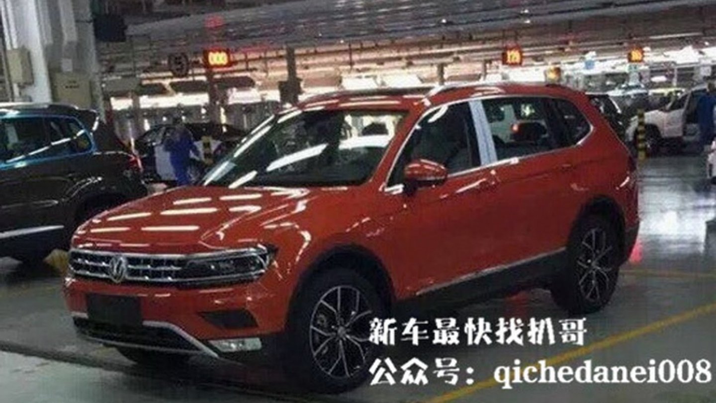 Die Front wird sich nicht vom kurzen Tiguan unterscheiden.