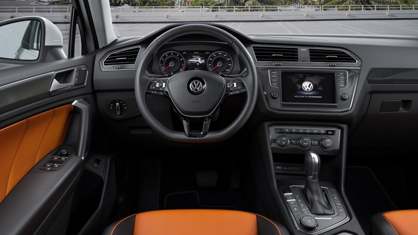 Auch der neue Tiguan teilt sich das Cockpit, diesmal mit dem Touran