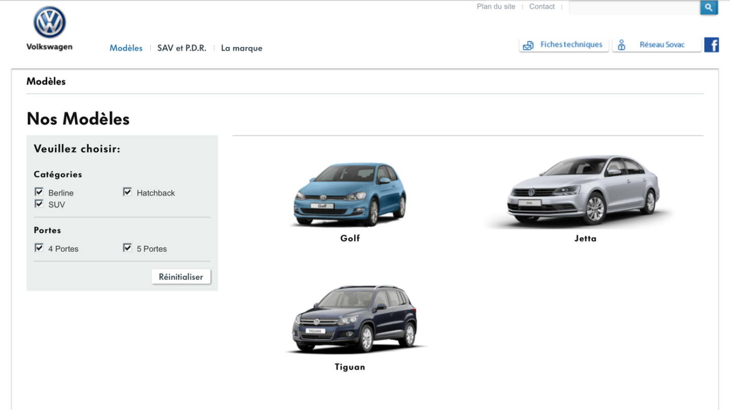Das VW-Programm in Algerien besteht aus Golf, Jetta und dem alten Tiguan.